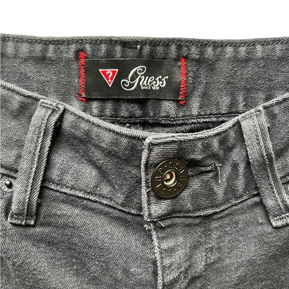 Vintage Black Low Rise Flare Guess Jeans - Picture 4 of 7